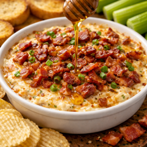 Hot Honey Bacon Dip